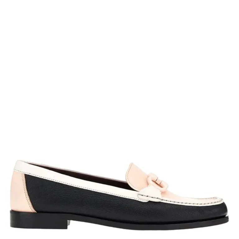 Ferragamo Supple Leather Gancini Moccasin
