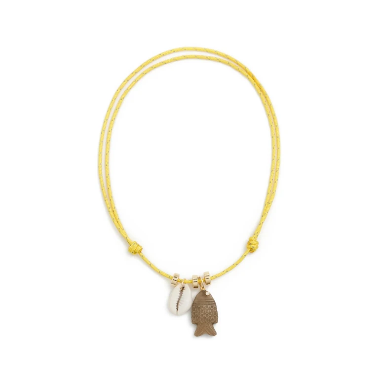 éliou Bass Necklace Yellow One Size
