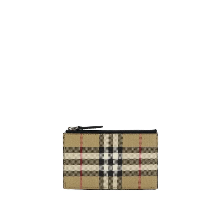 Burberry Check 拉链卡包