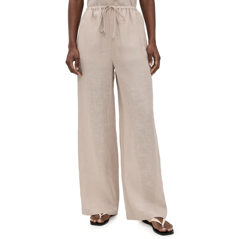 FRAME The Linen Lounge Pants Flax L