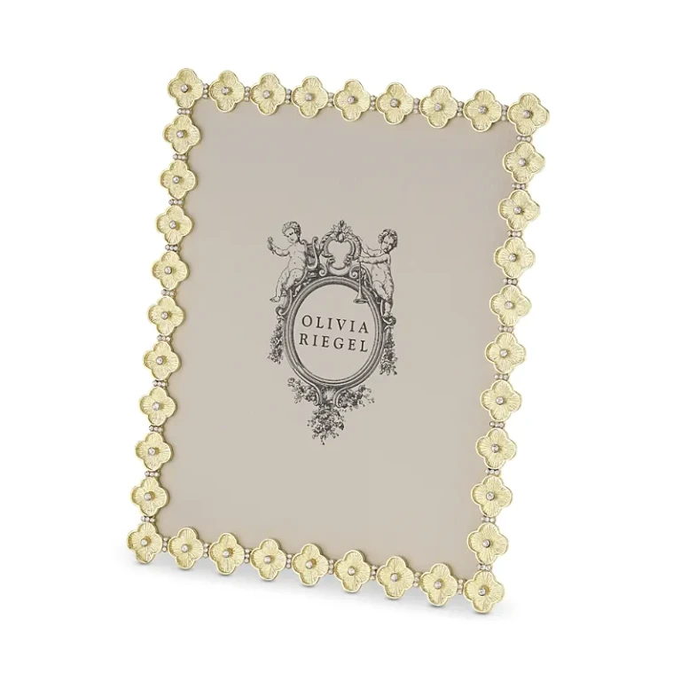 Olivia Riegel Gold Clover Picture Frame, 8 x 10