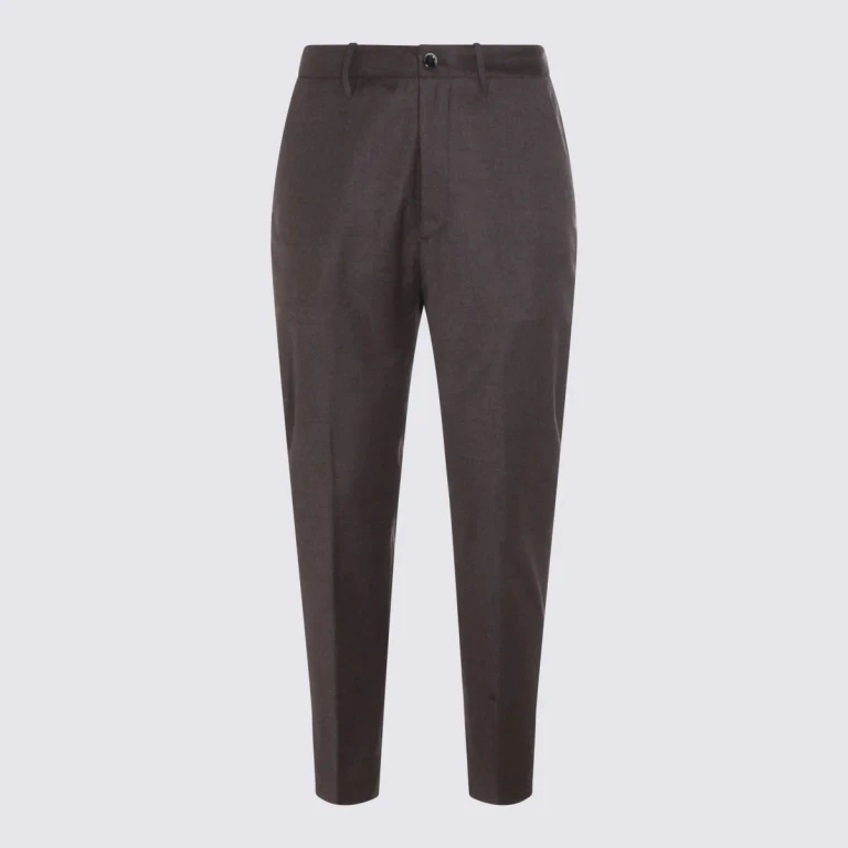 Nine in the Morning Dark Brown Wool Pants