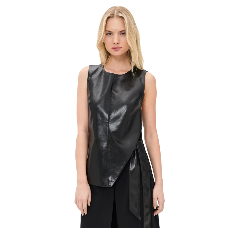 Nanushka Komal Top Black XXS