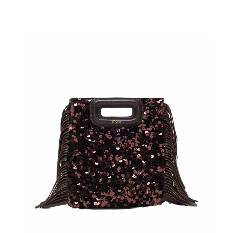 Maje M Mini Sequin Bag