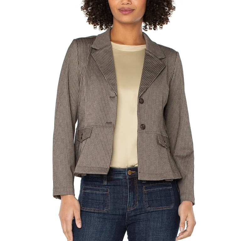 Liverpool Los Angeles Peplum Blazer