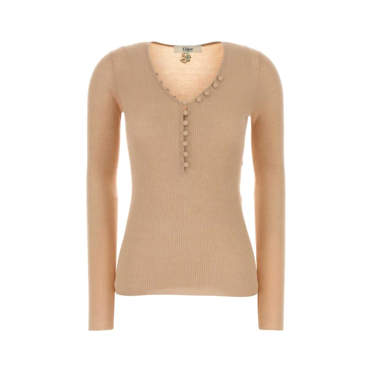 Chloé Skin Pink Wool Sweater