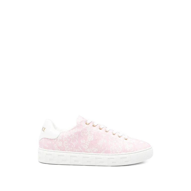 Versace Barocco Greca Sneaker Pink & Purple Calzature - Women