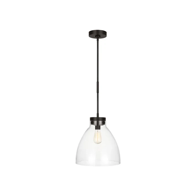 Aged Iron One Light Pendant from the Garrett Collection