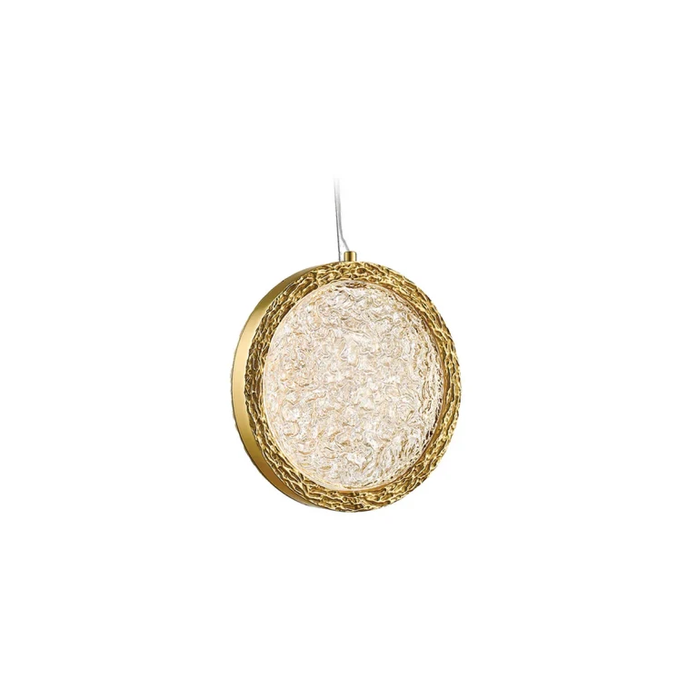 Bottega LED Pendant in Polished Brass