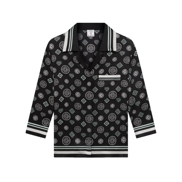 monogram Pajama Shirt