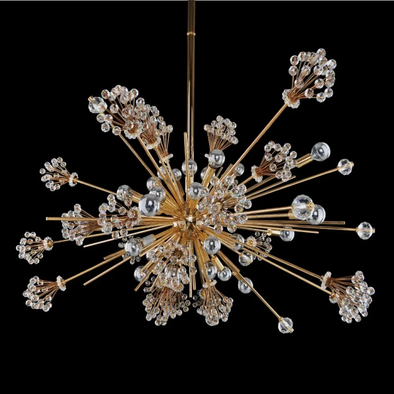 Gold 46 Light Pendant from the Constellation Collection