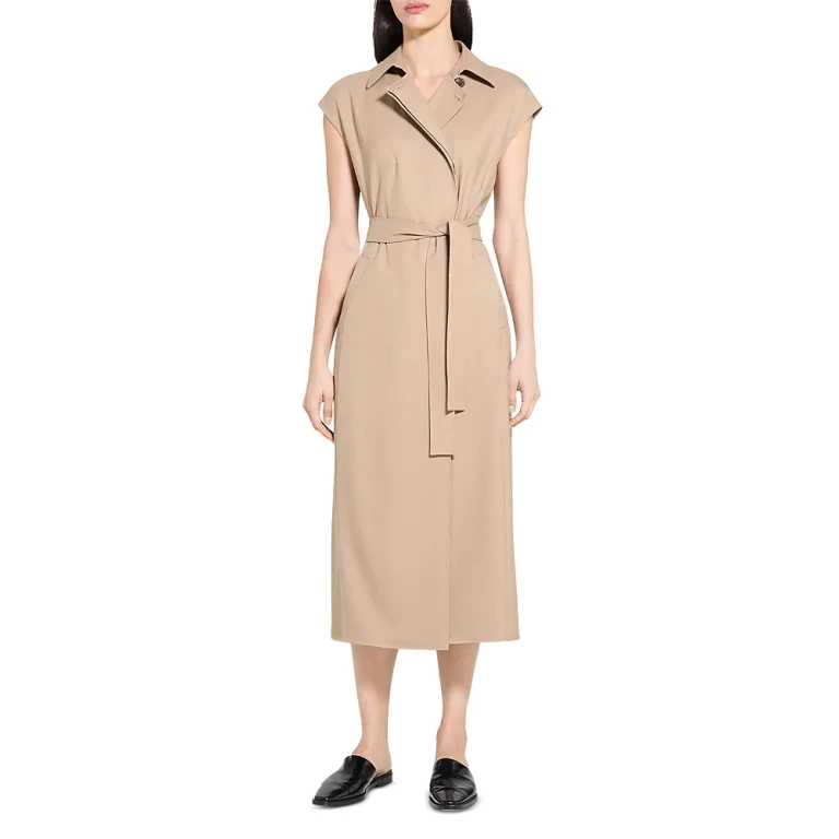 Theory Trench Maxi Dress