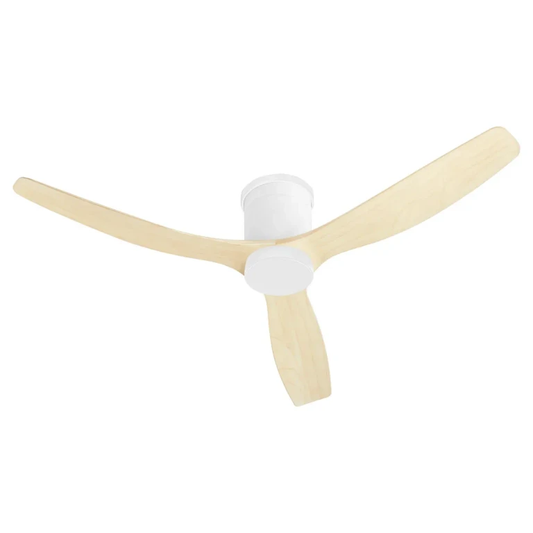 Studio White Ceiling Fan from the Dayton Collection