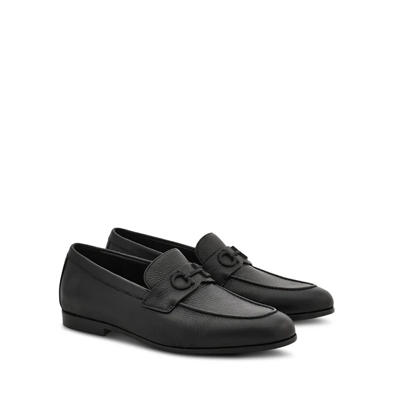 Ferragamo 男士乐福鞋 皮革 一脚蹬