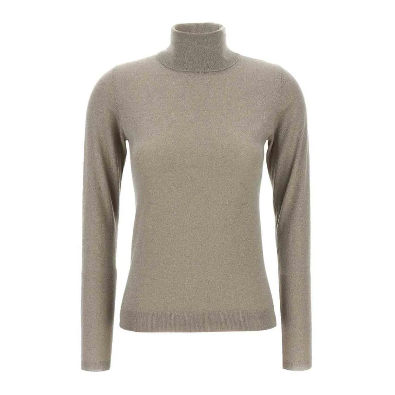 Brunello Cucinelli Pull Col Rond - Taupe