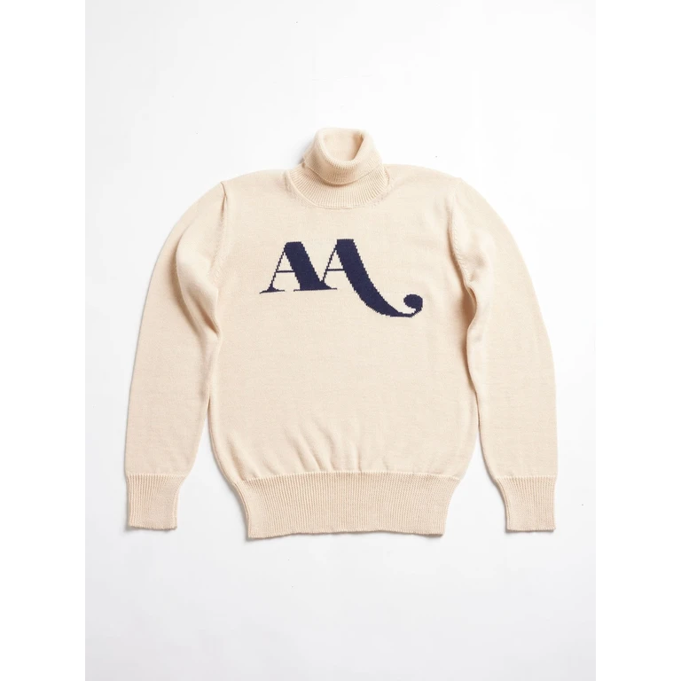 Doppiaa Aavio-R-P4500 Aavio-r-cream-navy-0220 Knitwear - Unisex