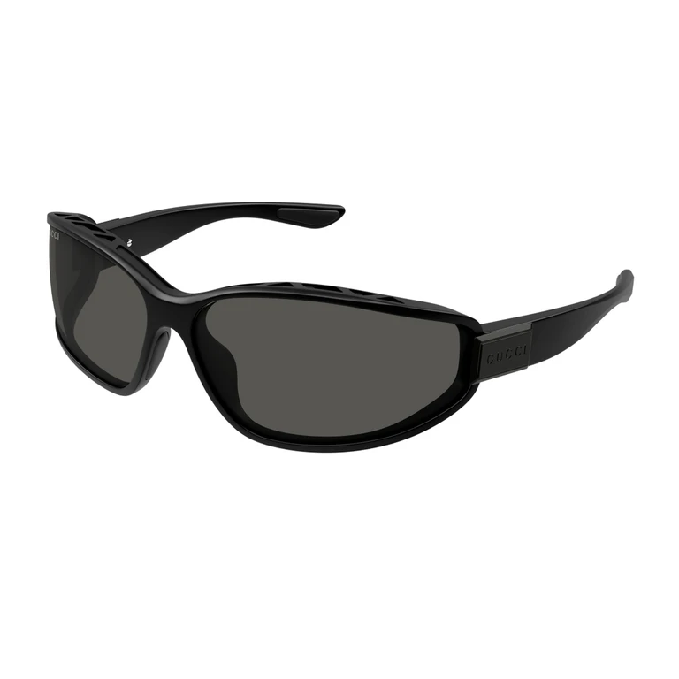 Gucci GG2011S Linea Institutional 001 Black Grey Nero Injected Occhiali Da Sole - Men