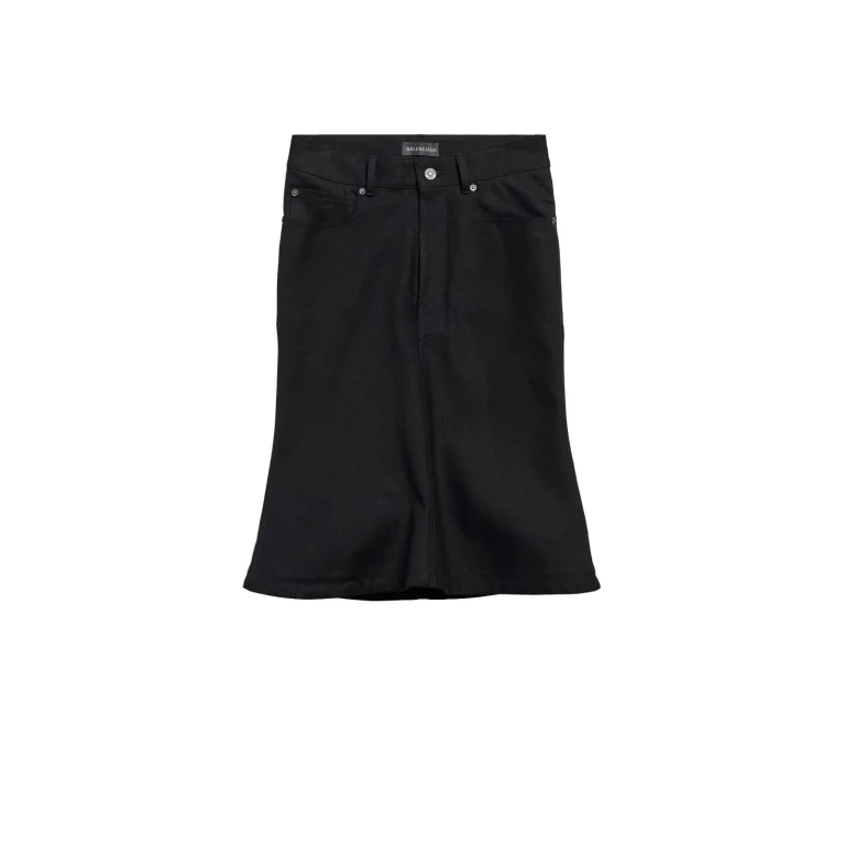 Alexander McQueen Cotton Midi Skirt