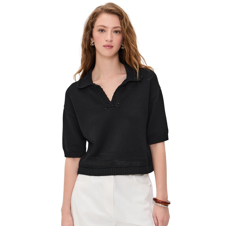 Velvet Winslow Pullover Black S