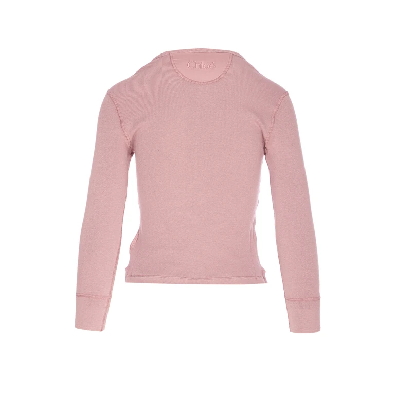 Chloè Sweaters Pink Cotton - Women