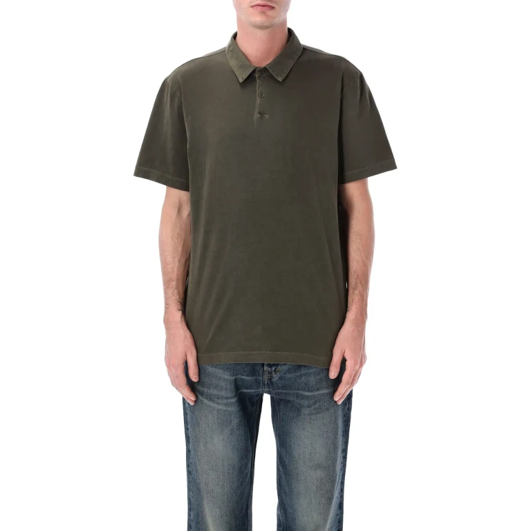 Short-Sleeved Supima Cotton Polo with 3-Button Placket (MSX3337PLAP)