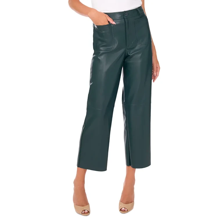 Vince Camuto Wide Leg Faux Leather Pants