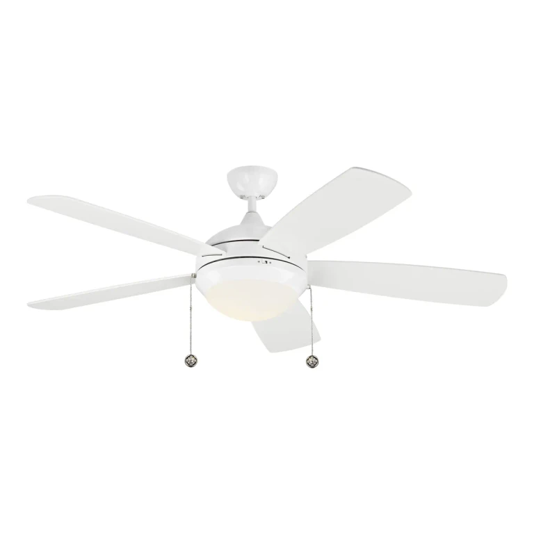 Discus Classic 52" Indoor Ceiling Fan in White