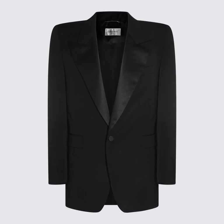Saint Laurent Jackets Black _wo - Men