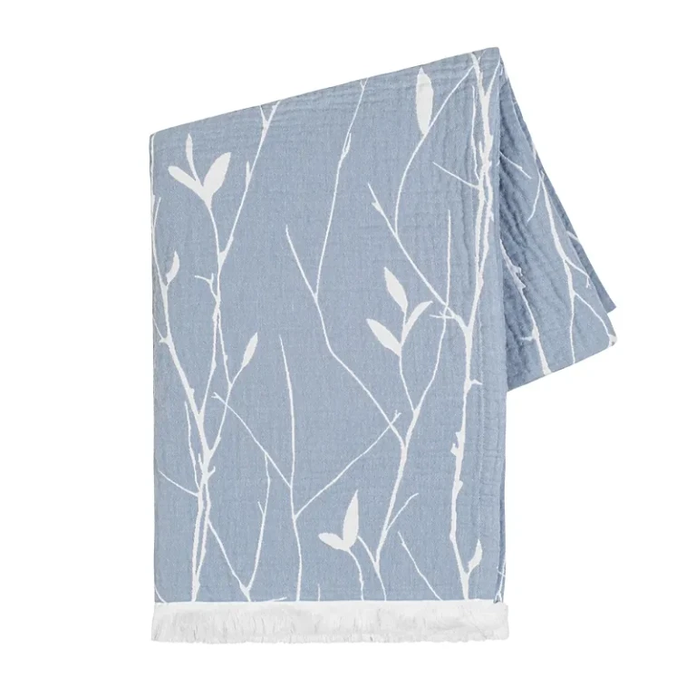 Lands Downunder Willow Cotton Reversible Throw