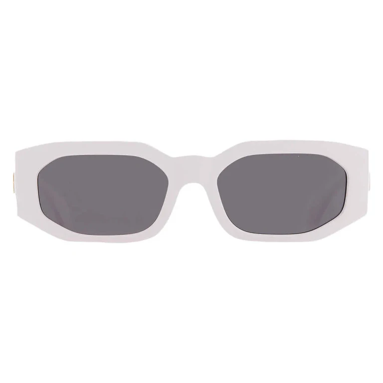 Versace Dark Grey Irregular Ladies Sunglasses VE4489U 314/87 55