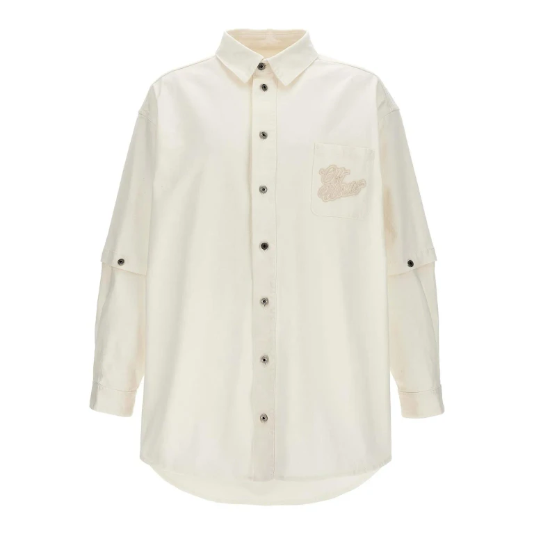 Blusa Off-White - Blanc