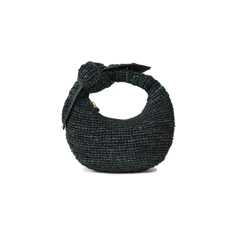 Poolside Bags The Josie Knot Bag All Black One Size