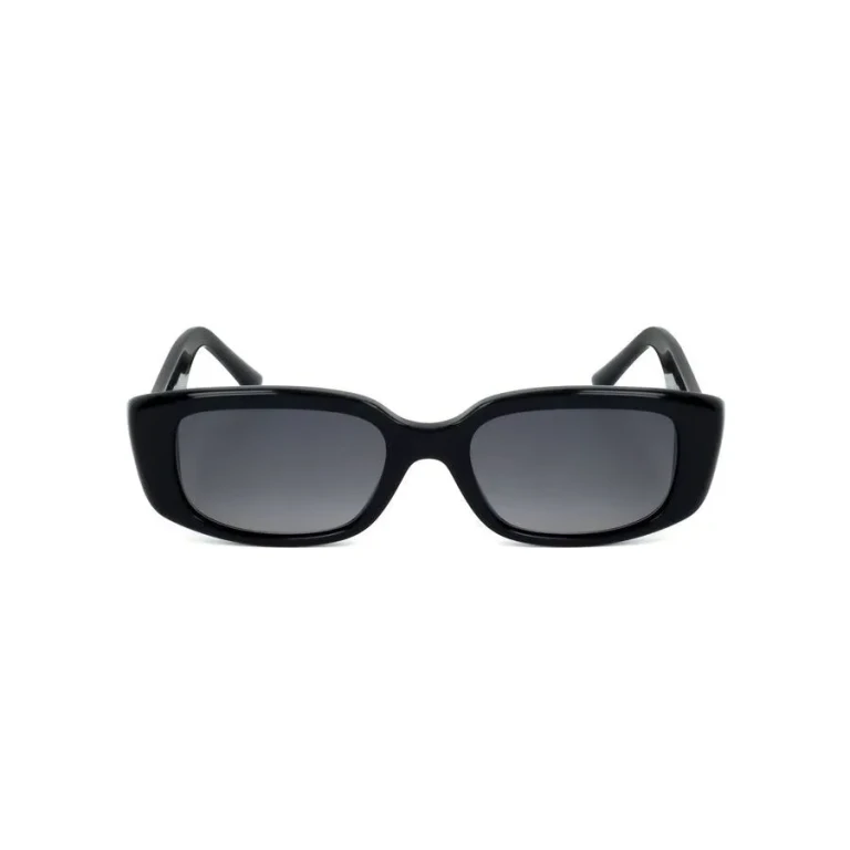 Bvlgari Ladies Black Rectangular Sunglasses 0BV8259-504/13-1