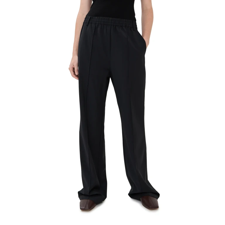 Tibi Tropical Wool Scottie Joggers Black XXS