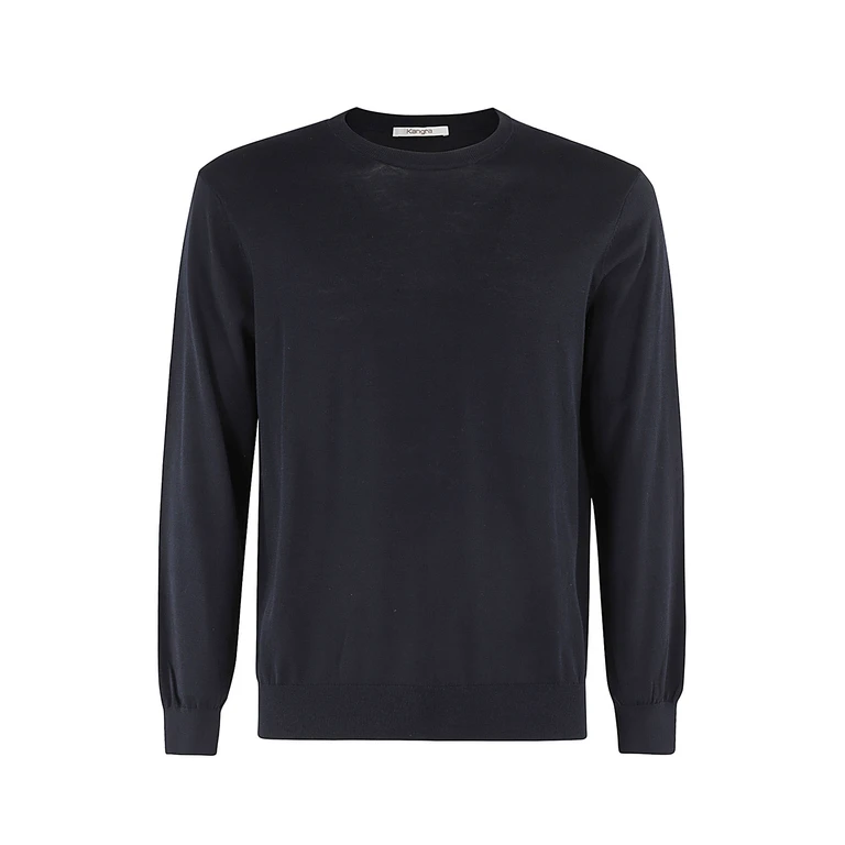Kangra Sweater Blue Cotton Maglia - Men