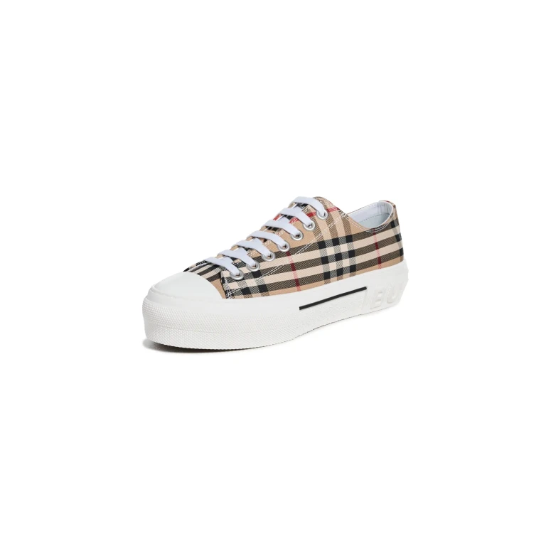 Burberry Check Platform Low Top Sneakers Archive Beige IP Check 39.5