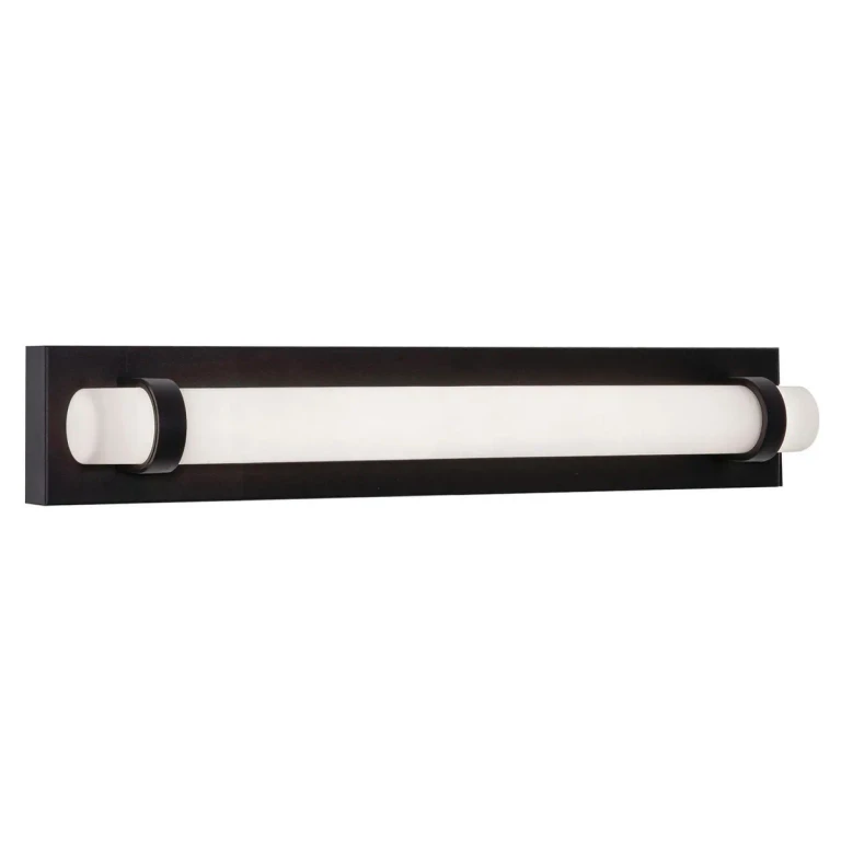 Black LED Bathroom Vanity Light from the Miami Collection