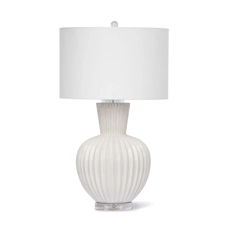 White Table Lamp from the Madrid Collection