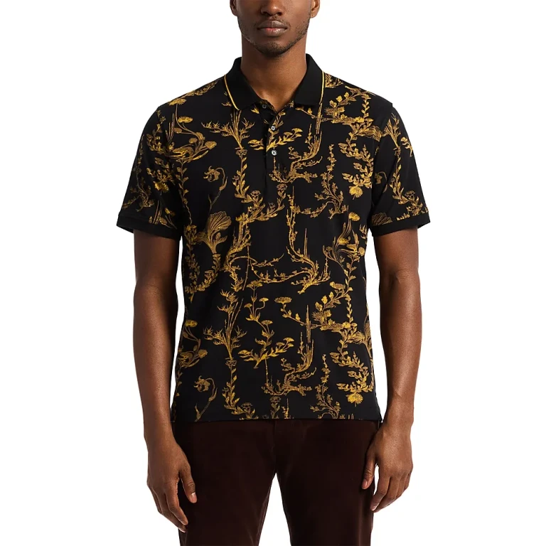 Robert Graham Vakos Short Sleeve Knit Polo