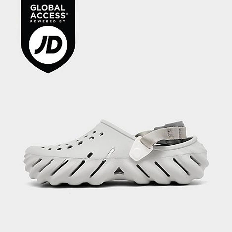 Crocs Men's Echo Clog Shoes in Atmosphere/White Size: 7.0