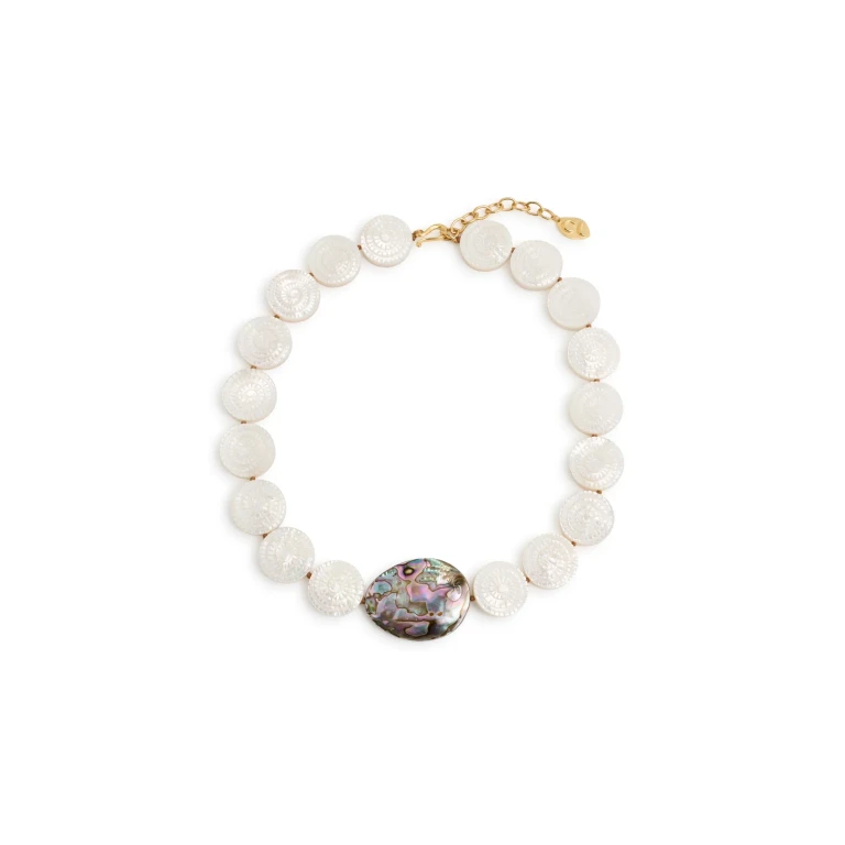 Chan Luu Nautilus Necklace White MOP One Size