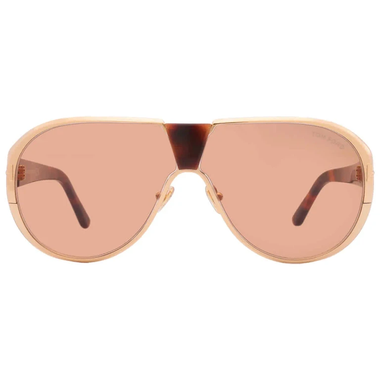 Tom Ford Vincenzo Brown Pilot Mens Sunglasses FT1072 30E 64