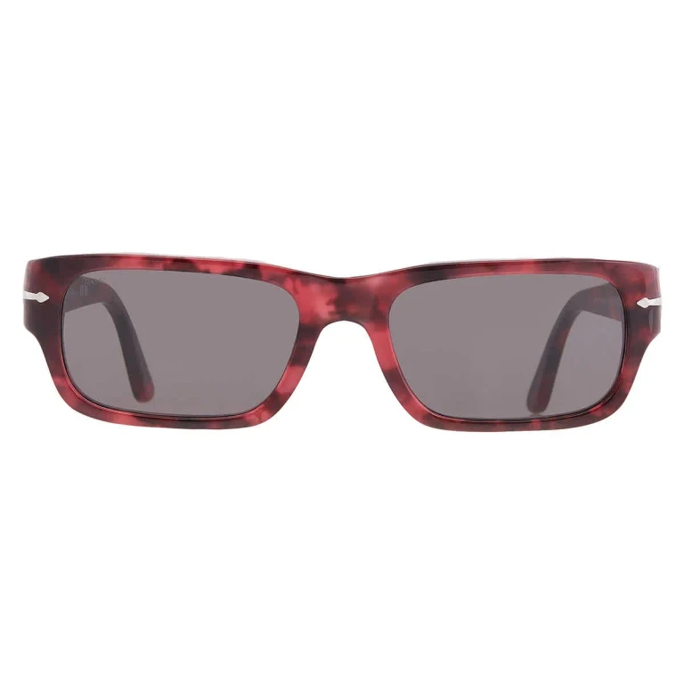 Persol Adrien Grey Pilot Unisex Sunglasses PO3347S 1212B1 58