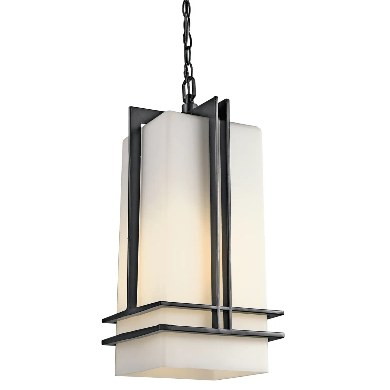 Tremillo 6.5" Outdoor Hanging Pendant in Black