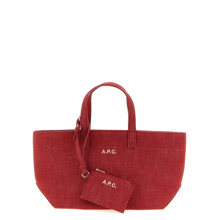 A. P.C. Le Drummer Toile Small Tote Bag