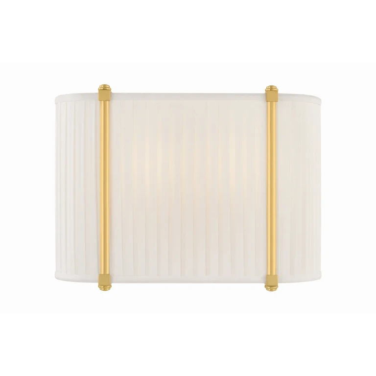 Aged Brass Wall Sconce from the Cornell Collection