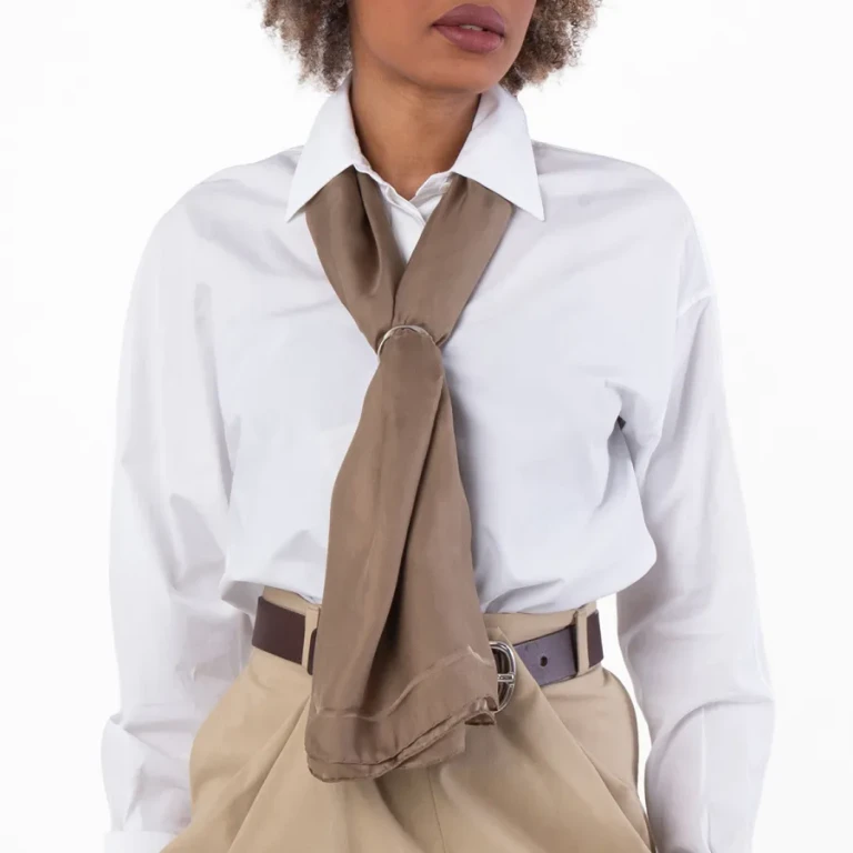 Saint Laurent Cassandre Square Scarf In Silk Charmeuse