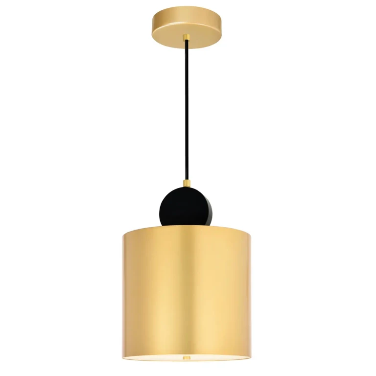 Saleen LED Mini Pendant with Brass+Black Finish