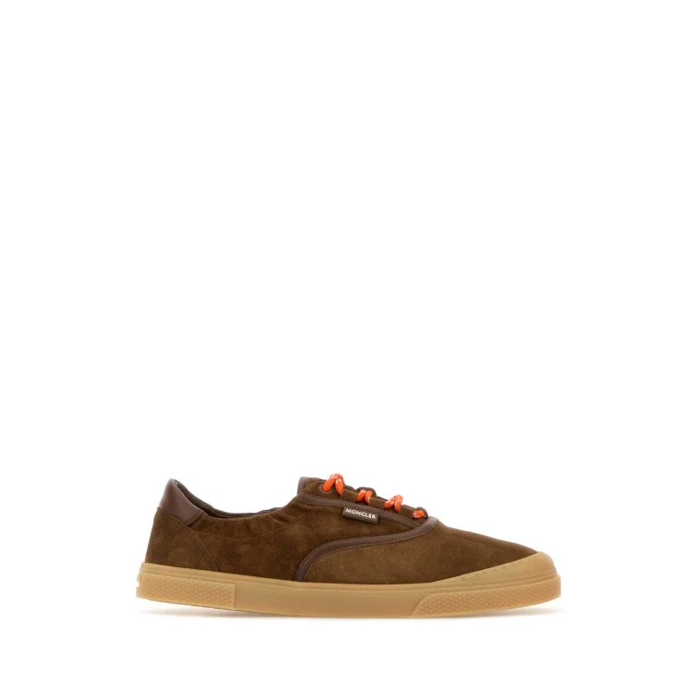 Moncler Brown Suede Vera Leisure Sneakers