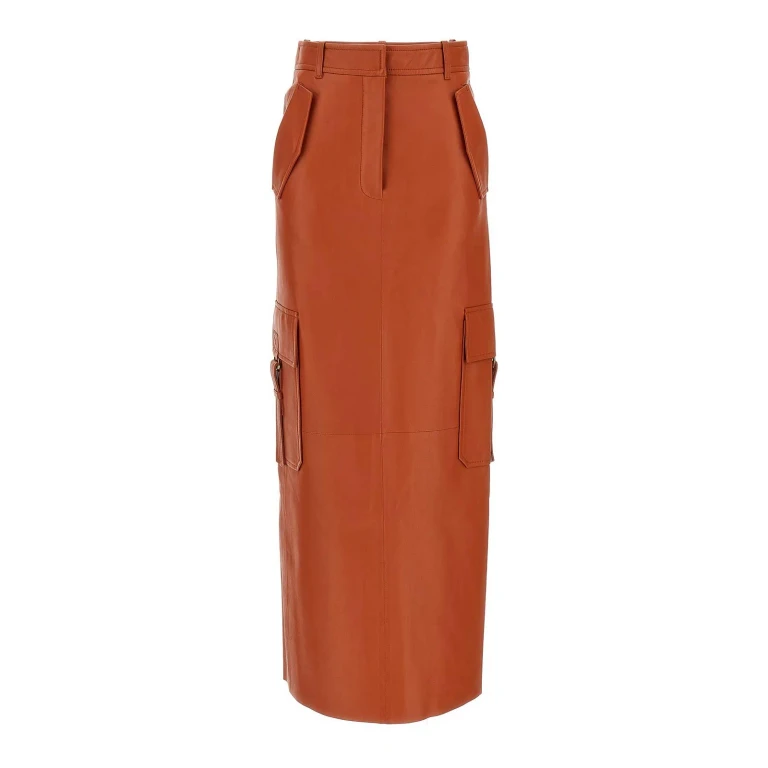 Jupe Midi Zimmermann - Orange